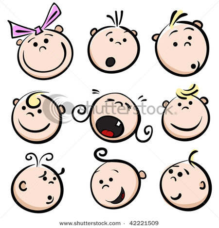 emotions faces cartoon. Question of the Day ?
